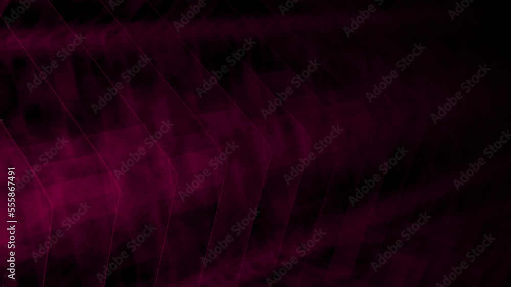 Poster galactic portal with linear connections. optical illusion of a laser tunnel. technological connectio