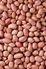 Close up raw peanuts texture background