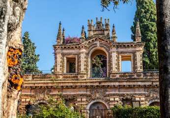 Obraz premium Alcazar of Seville, Andalusia, Spain