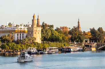 Obraz premium Torre del Oro, Seville, Spain
