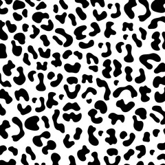 Fototapeta na wymiar Leopard, jaguar and cheetah print pattern animal seamless for printing, cutting stickers, cover, wall stickers, home decorate and more.