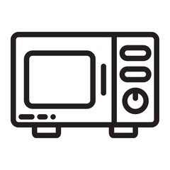 icon Microwave Home and furniture Illustration