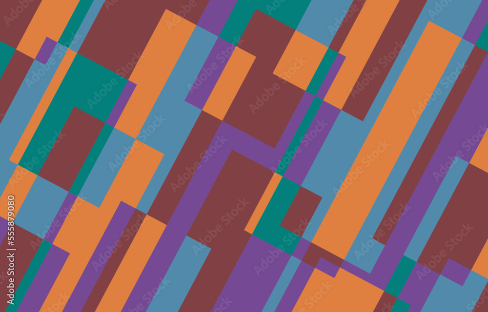 Poster abstract multicolor vector background design