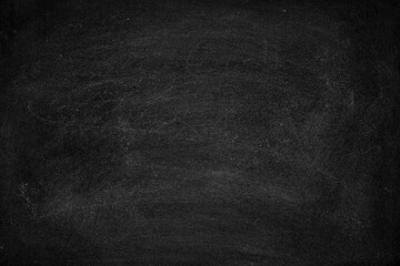 Obraz na płótnie Canvas Abstract Chalk rubbed out on blackboard or chalkboard texture. clean school board for background or copy space for add text message. Backdrop of Education concepts.