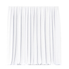 curtain isolated on a transparent background, 3D illustration, cg render