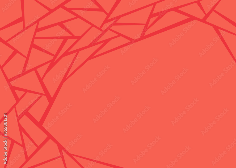 Poster minimalist background with geometric line pattern and some copy space area