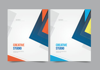 Brochure or template, annual report cover design background EPS 10