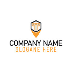 Unique Modern sign logo design with vector format.