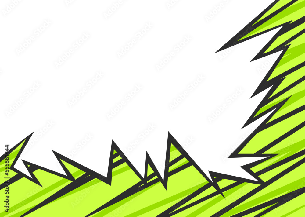 Poster abstract background with jagged spike pattern and with some copy space area