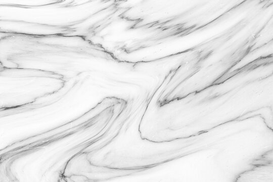 White Gray Marble Ink Acrylic Painted Waves Texture Background. Pattern Can Used For Wallpaper Or Skin Wall Tile Luxurious Or Cover Case Mobile Phone.