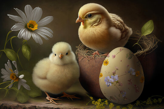 Chicken Spring Easter