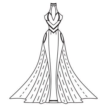 Illustration Of A Dress