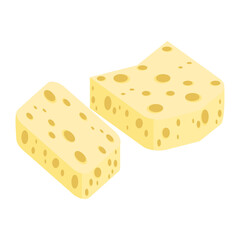 Cheese Bars with various shapes and variants