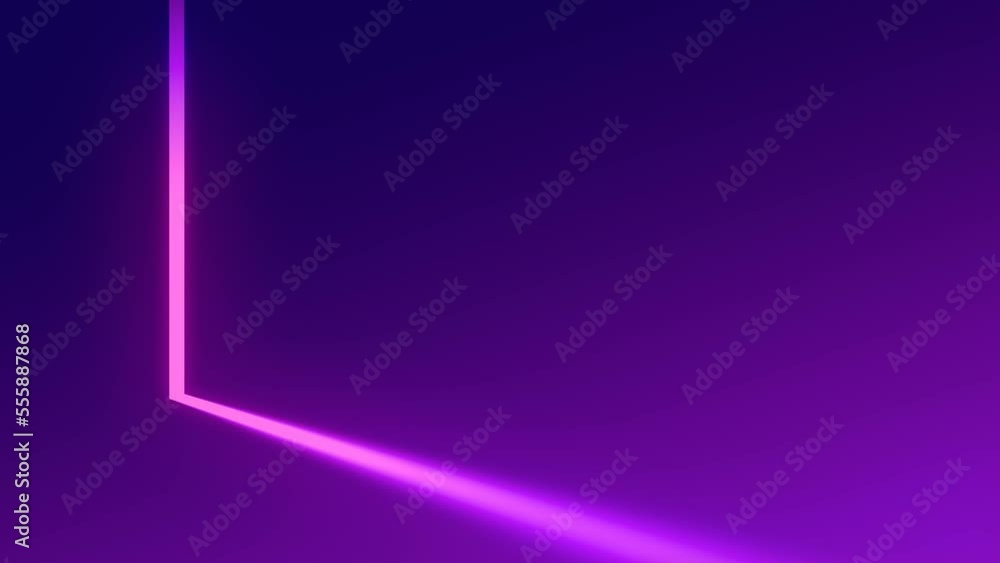 Poster Background with pink floating streak of light. 3d rendering digital animation