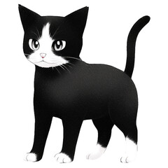 猫の高解像度画像イラスト(AI generated image)