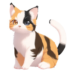 猫の高解像度画像イラスト(AI generated image)