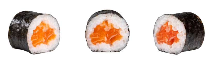 Crédence de cuisine en verre imprimé Bar à sushi maki sushi food
