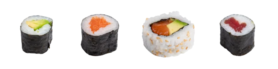 Foto op Plexiglas maki sushi food © Miquel