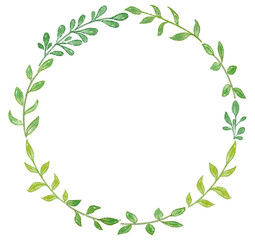 Hand drawn watercolor gentle floral wreath, Cute hand drawn floral wreath watercolor clipart transparent png