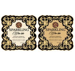 WINE LABEL COLLECTION DECORATIVE STICKER