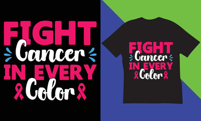 World Cancer Day t-Shirt Design.