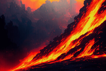 自然系背景の高解像度画像イラスト(AI generated image)