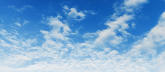 blue sky with white cloud background