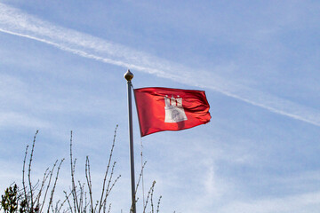 Hamburg Blankenese Fahne