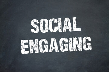 social engaging	