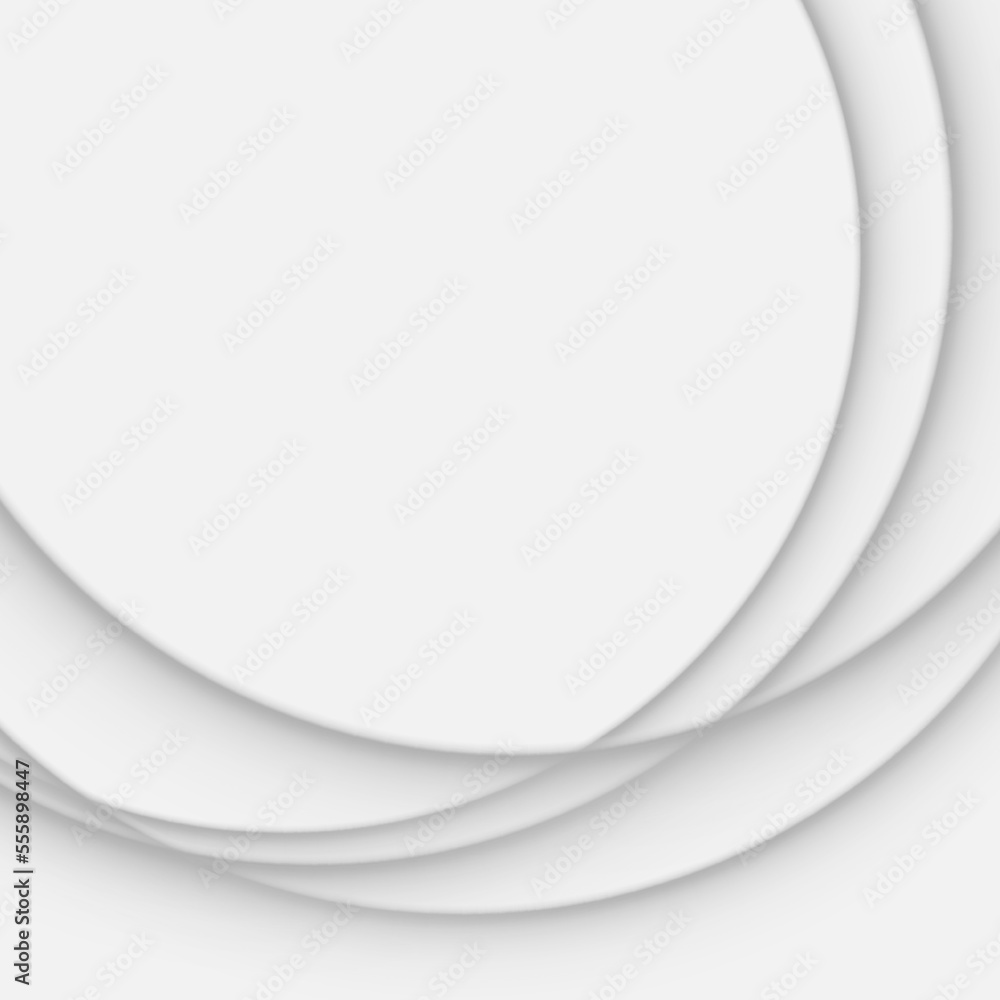 Poster minimal white gradient background with creative round texture, modern concept for landing page, bann