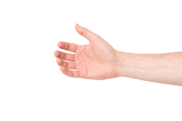 Hand hold in PNG isolated on transparent background