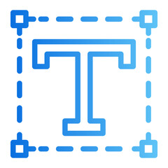 text gradient icon