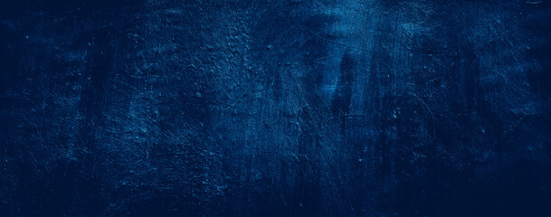Texture blue black cement concrete wall abstract background