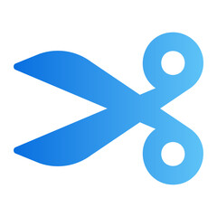 scissor gradient icon
