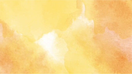 Abstract orange watercolor background for your design, watercolor background concept, vector.