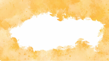 Abstract orange watercolor background for your design, watercolor background concept, vector.