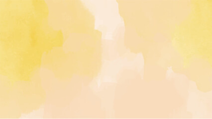 Fototapeta na wymiar Abstract yellow watercolor background for your design, watercolor background concept, vector.