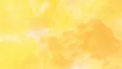 Abstract yellow watercolor background for your design, watercolor background concept, vector.