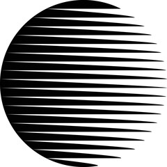 Lines in Circle Form . Spiral Vector Illustration .Technology round Logo . Design element . Abstract Geometric shape .
