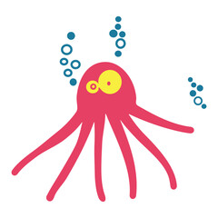funny octopus cartoon