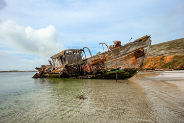 old fishing boat