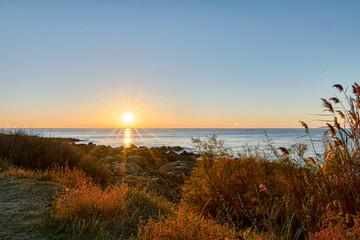 Lever de soleil à Sète