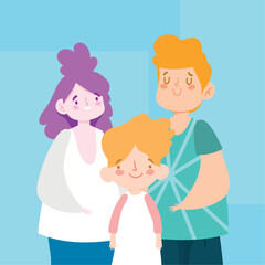 parents and teen son