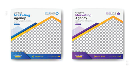 Digital marketing Social media post, Business Social media post, Instagram feed post, social media Banner ads design