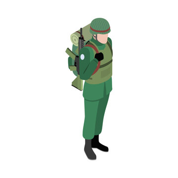 Armored Army Soldier Composition
