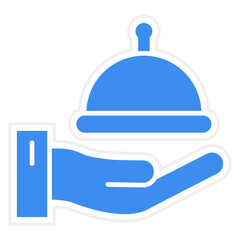 Room service Icon Style