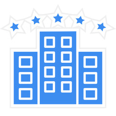 Five Star Hotel Icon Style