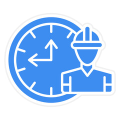 Working Hours Icon Style