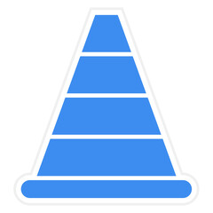 Traffic Cone Icon Style