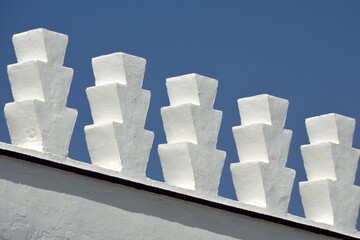 Adorno arquitectónico en edificio de Almonte, Huelva